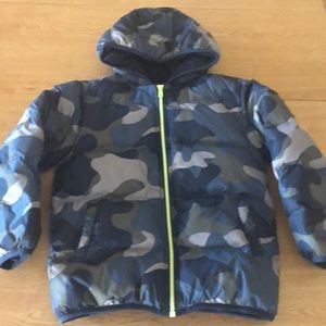 Gymboree camo puffer jacket